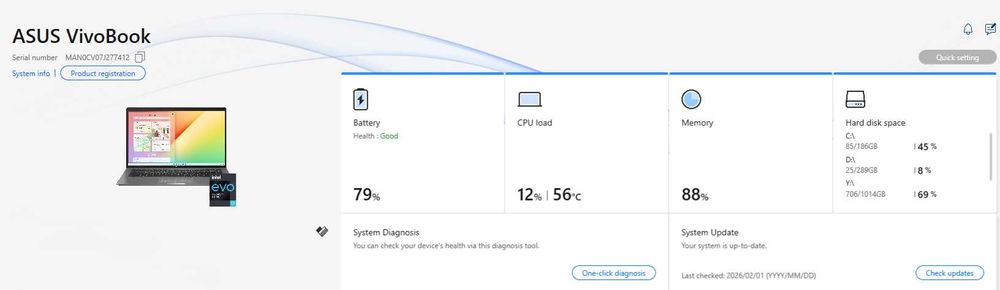 Asus VIvobook S14 (S435) Intel Core I7