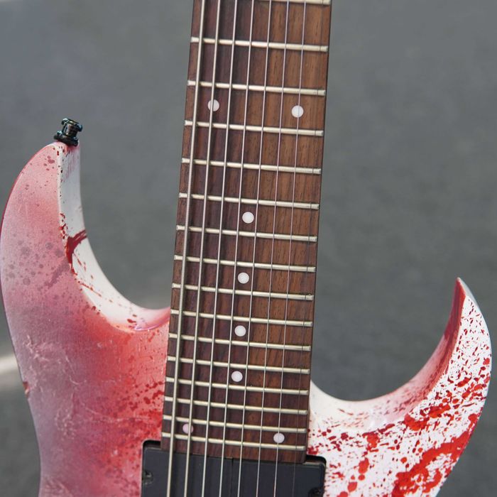 Chitara Electrica Ibanez RG8, Culoare Custom Pictata + Fishman Fluence Keith Merrow Set/ 12 LUNI GARANTIE