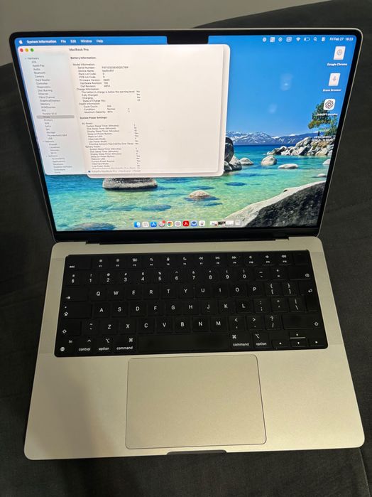 MacBook Pro 14 inch M1 Pro A2442 16GB 1TB SSD QWERTY ca Nou preț fix