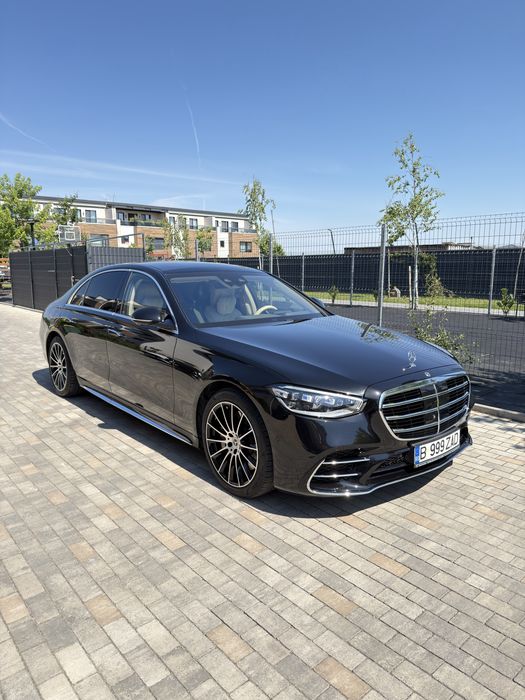 Mercedes-Benz S580e Long 2023 | FULL | Ecrane si Condols| Burmester | 39.000 km | 510 CP