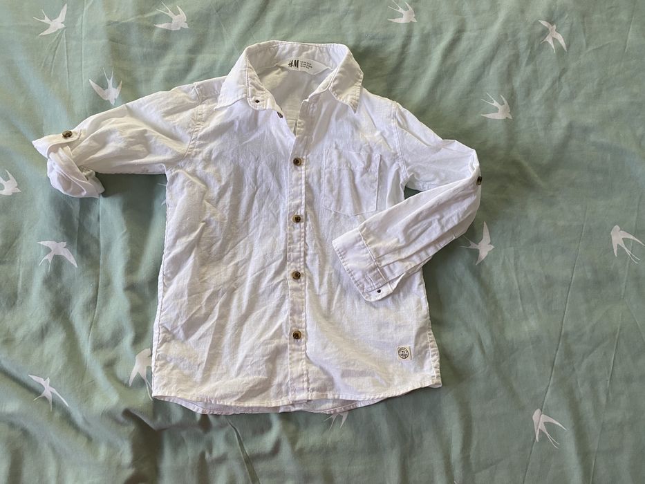 Vând cămașă băieți H&M din In și Bumbac