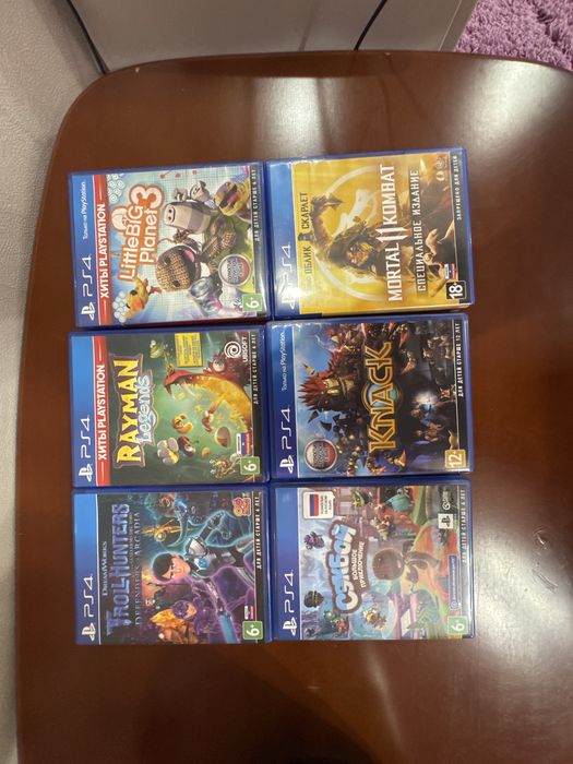 Игры на PS4,как новые.