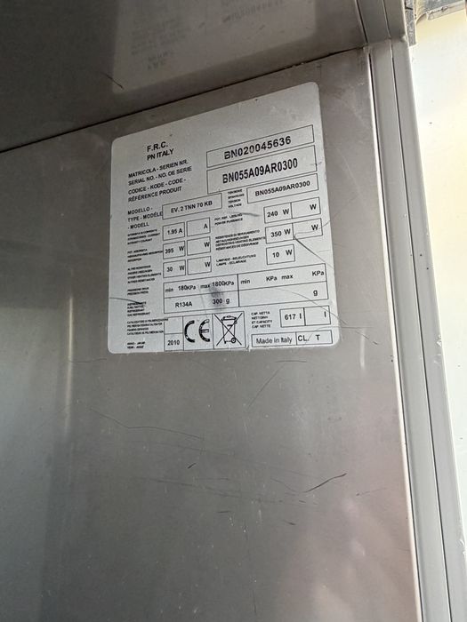 Frigider profesional  inox