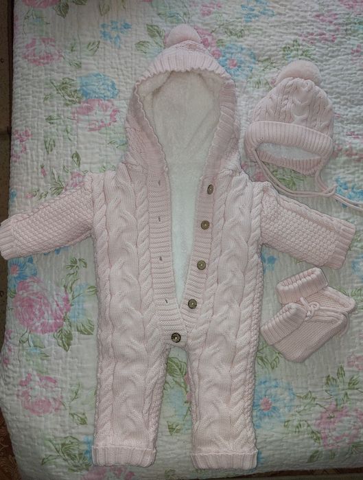 Вязанный комбинезон