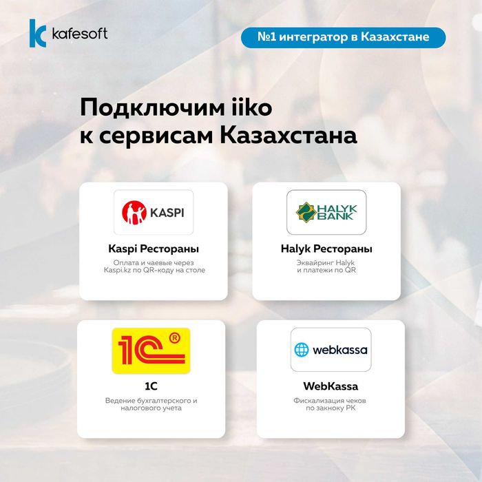 Установка программы айко iiko для общепита в Астане