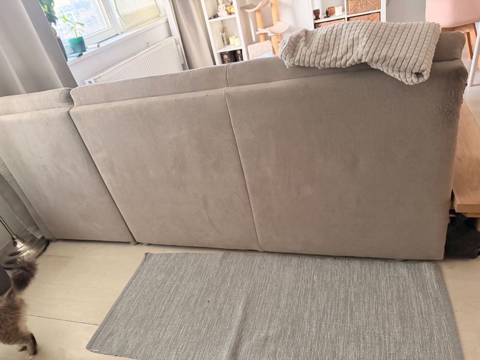 Canapea coltar trei locuri extensibila