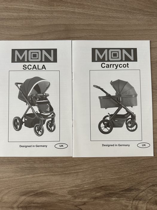 Коляска 3 в одном moon scala