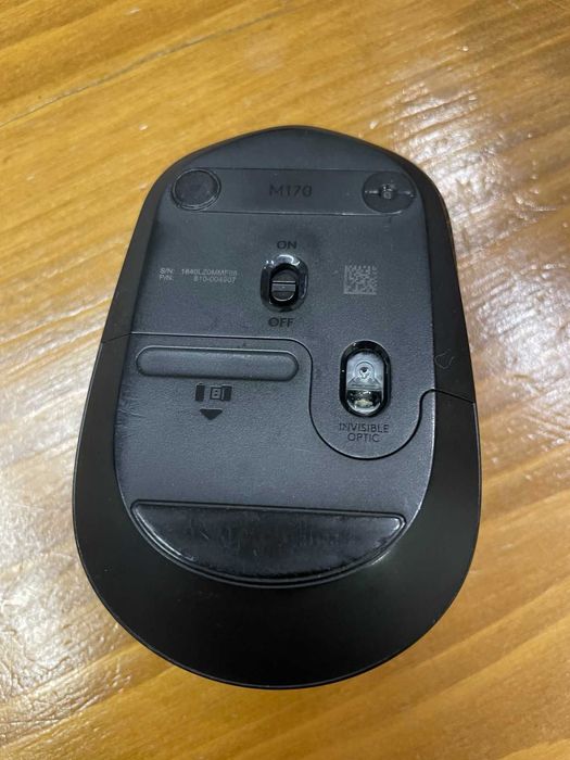 Мишка Logitech M170 Wireless  / USB black