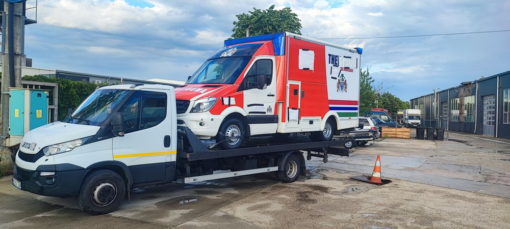 Tractari Auto Non Stop/Transport utilaje/Marfa/Platforma/Asistenta Rutiera