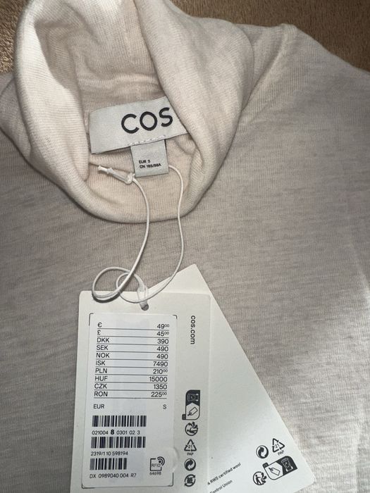 Дамско поло COS 100% Вълна