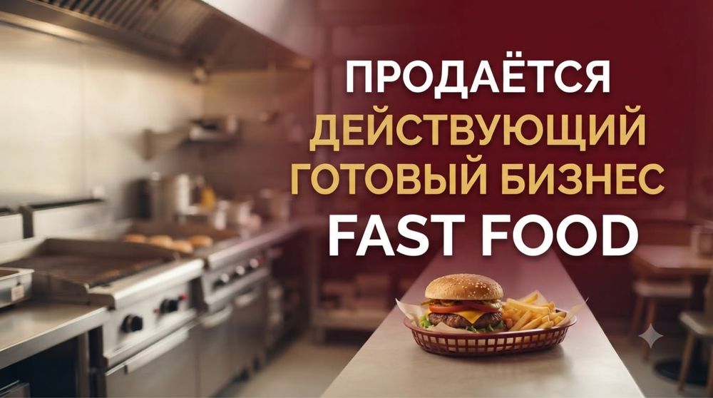 Продается действующий бизнес фастфуд