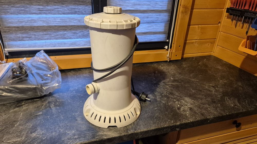 Piscina SH 488x305x107 11500l, filtru nisip piscina, skymmer electric