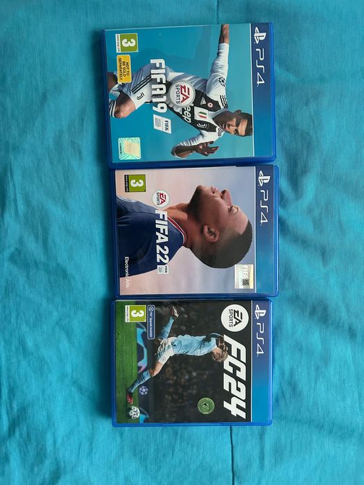 Fifa 19, Fifa 22 и Fc 24 за ps4
