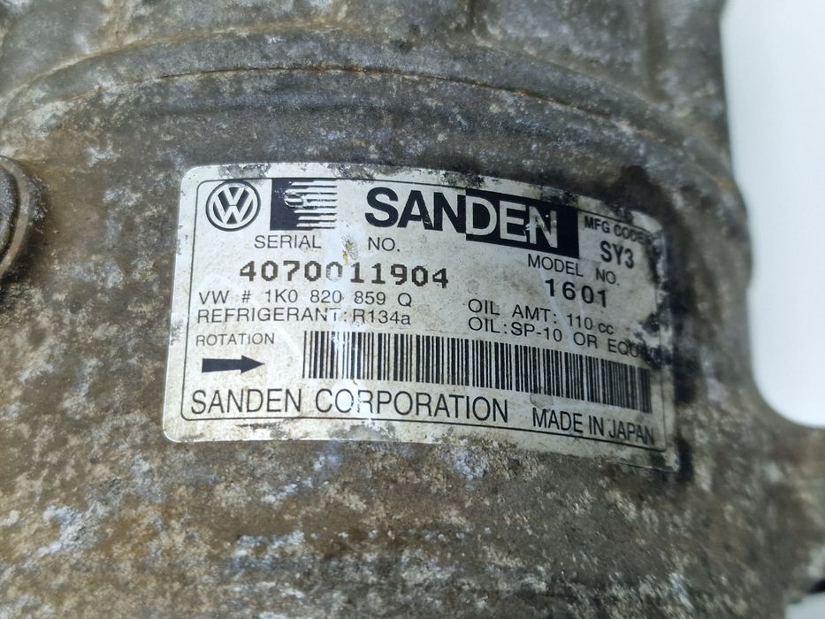 Compresor Ac Skoda Octavia 1Z3 2004 - 2013 2.0 Tdi 16V Bkd, Cfhc,