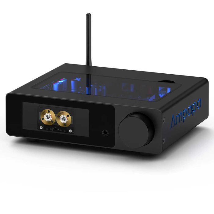 Hi Fi комбо Ampapa Q1 DAC + Ampapa D1 TPA3255 ESS9039 AK4493 PFFB Bluetooth 5.2