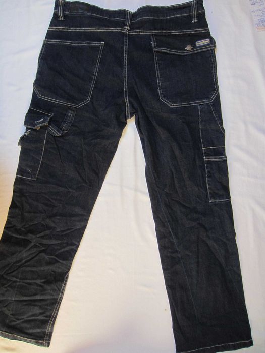 Pantaloni de lucru GoodYear, masura 34R, Talie=90cm,Lung=103cm, material subtire 98%bumbac+2%Elasthan, stare f.buna
