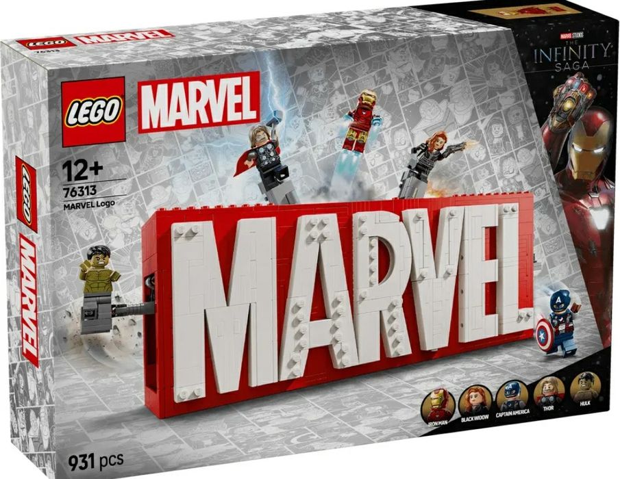 LEGO Marvel: Sigla si minifigurine MARVEL 76313