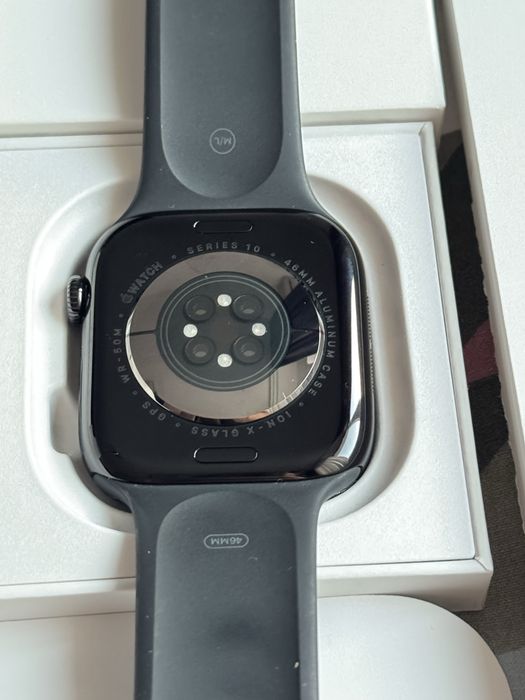 Apple Watch Series 10 46mm GPS Jet Black nou neactivat