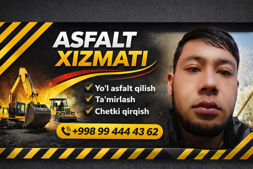 Asfalt issiq melki sifatli kafolat beramiz