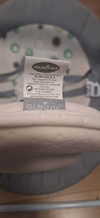 Leagan electric RicoKids cu melodii + Perna contra plagiocefaliei