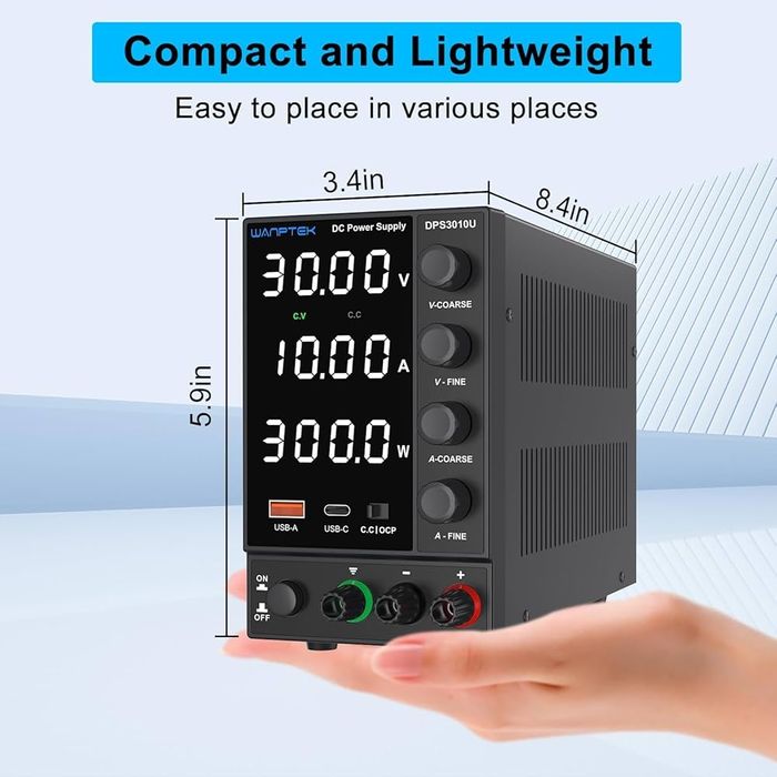 Sursa de tensiune 30V 5A 4 digiti - high precission