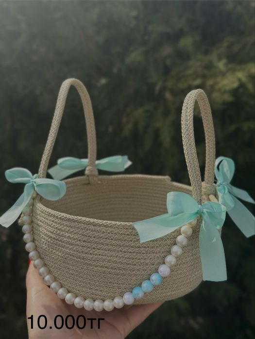 Корзинки из шнура