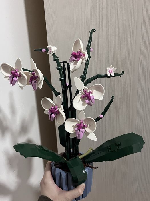 лего цветы, орхидея. оригинал
