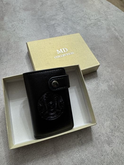 Портмоне черное мужское