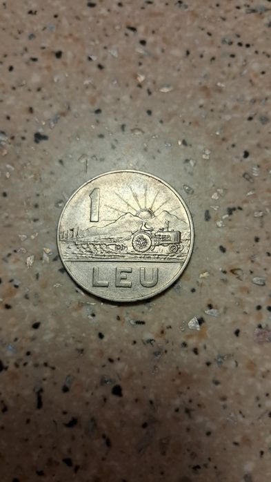 Vand moneda de 1 leu, originala, din 1966.