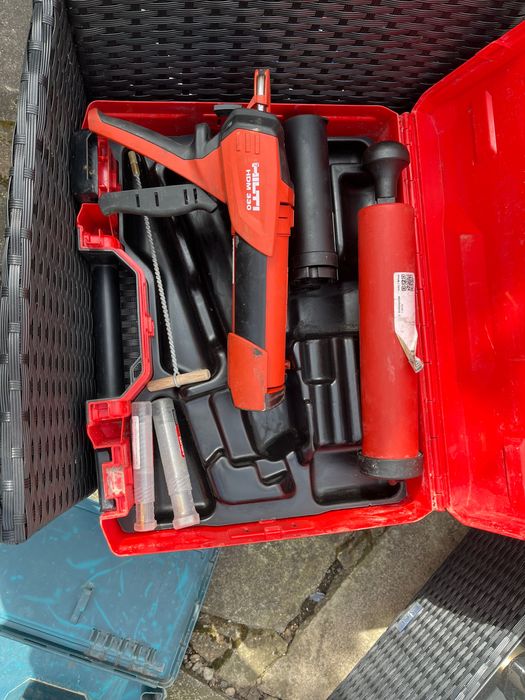 Хилти пистолет  HDM330 двукомпонентно лепило комплект куфар