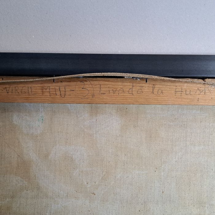 Pictură"Livadă la Huși", Virgil Miu (n. 1928)