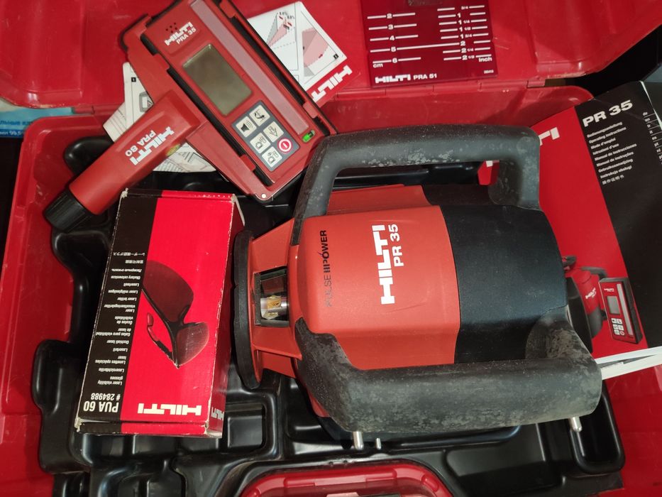 Нивелир HILTI PR 35 + автоматический штатив HILTI PRA (АВСТРИЯ)
