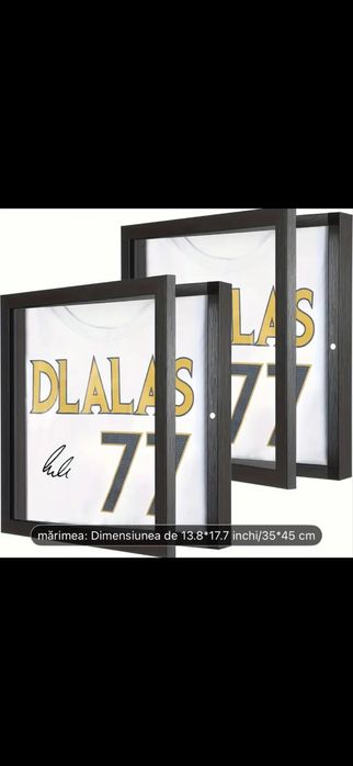 Ramă de perete pentru tricouri de colecție (fotbal)