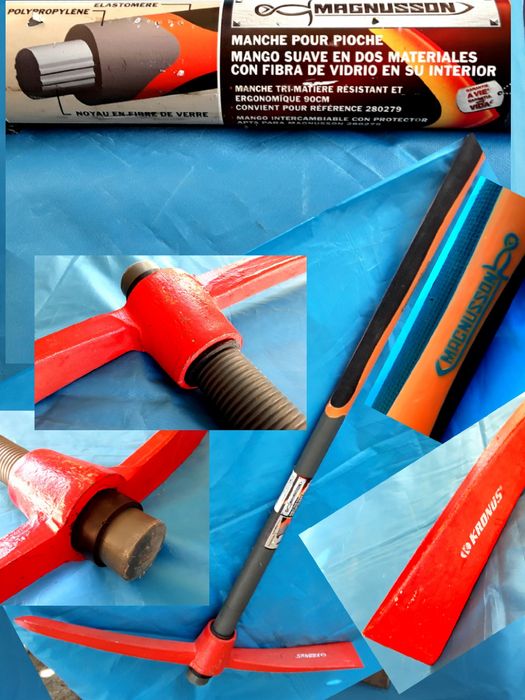 Târnăcop KRONUS cu coada rezistenta din fibra MAGNUSSON - NOU - 95 Lei