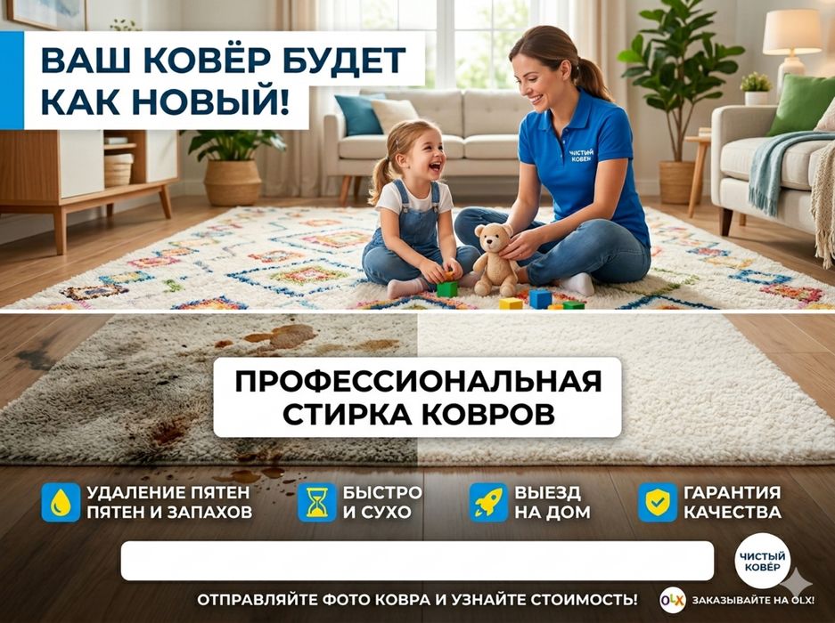 Стирка ковров Актобе