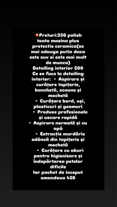 Detailing auto mobil - polish 2 pasi+ protectie ceramica