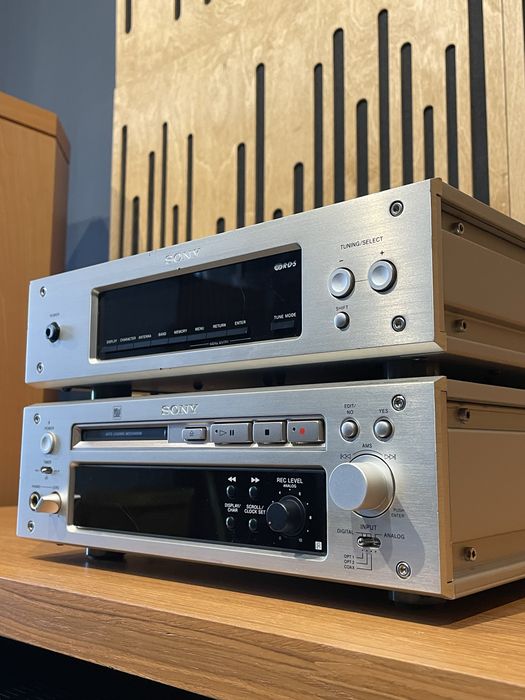 Minidisk sony mds j3000es si radio st s3000es