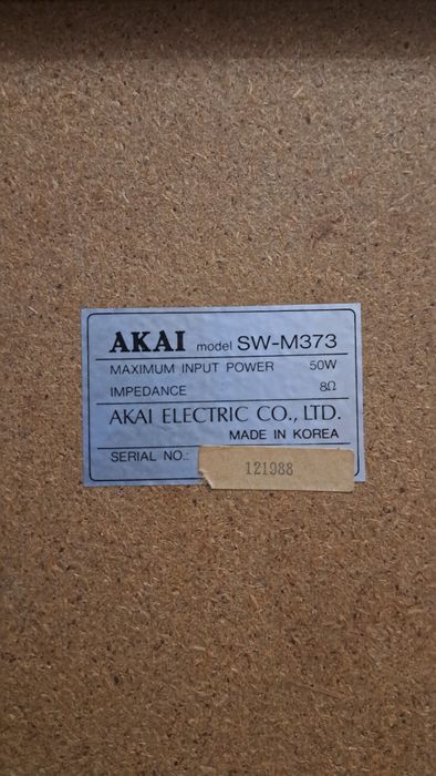 SET AKAI sw-M373
