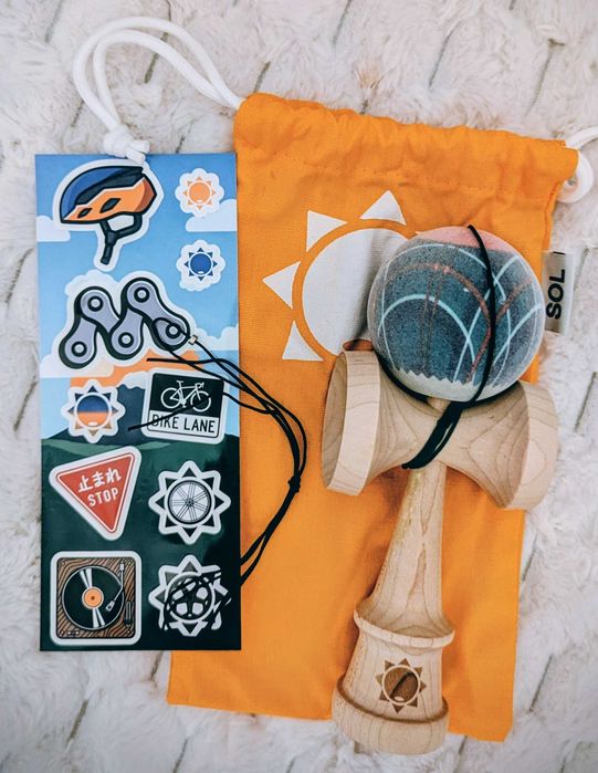 SOL Su Lab Kendama, Friction Clear/Fuzzy, Luzumaki/Craft Spectra Ken