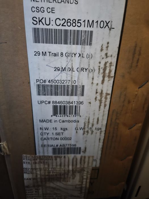 bicicleta cannondale trail 6 M și XLși  XLsi XL sigilate la cutie