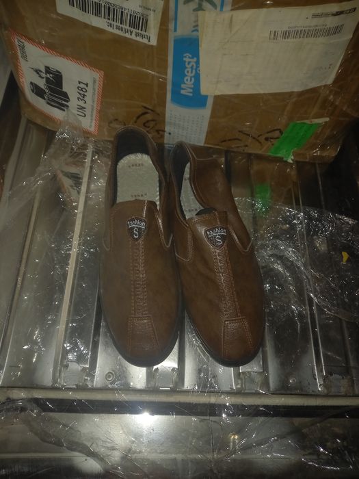 Мужские кожанные лофер, коричневые