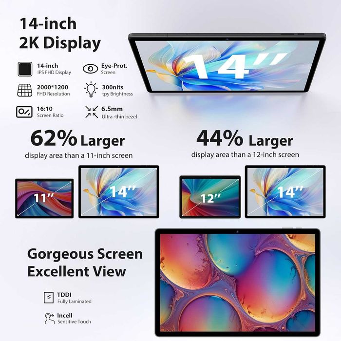 Таблет MAXLEGEN M14 14 инча 36GB 512GB 4G LTE