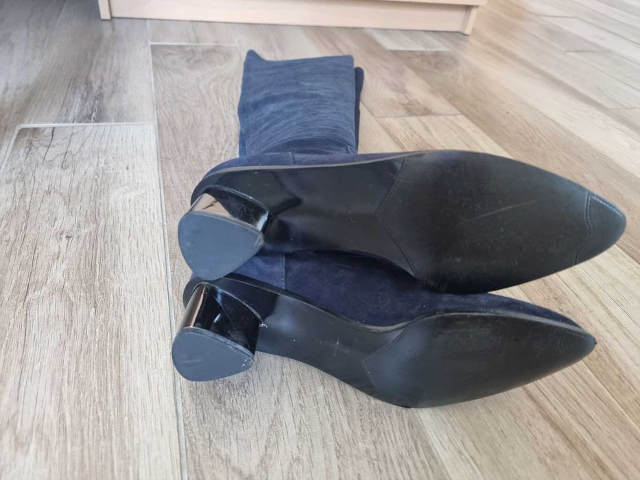 Massimo Dutti кожени ботуши/ чизми pазмер 39