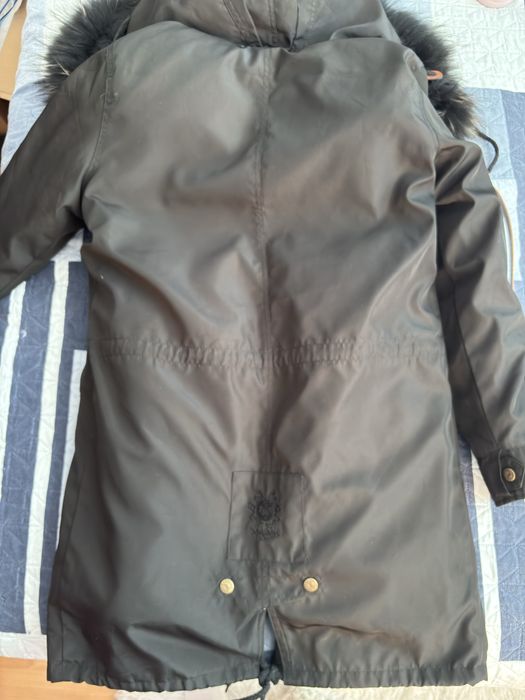 Парка из натурального меха