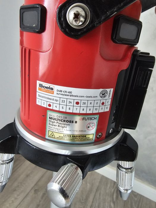 Nivelă rază verde Futech multicross 8