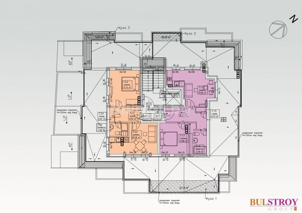 Продава се Тристаен апартамент в София, Дървеница - 125 кв.м за 2480 €/кв.м - Снимка #8
