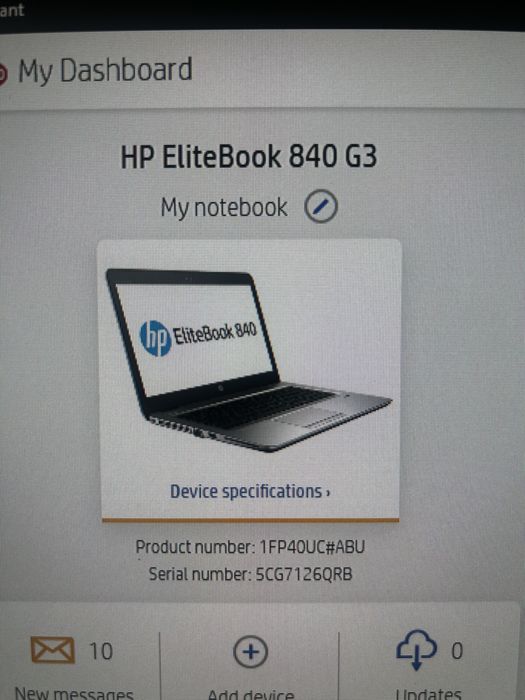 Hp Intel I7 6600U