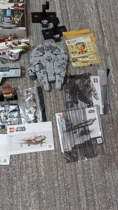 Lego Star Wars colecție nave jedi brick Headz yoda