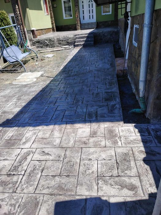 #pavaj din beton amprentat