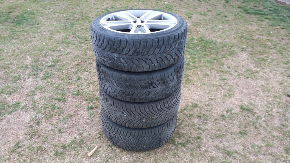 Jante aluminiu +anvelope M+S Continental  215/40/R17,Passat,golf,polo